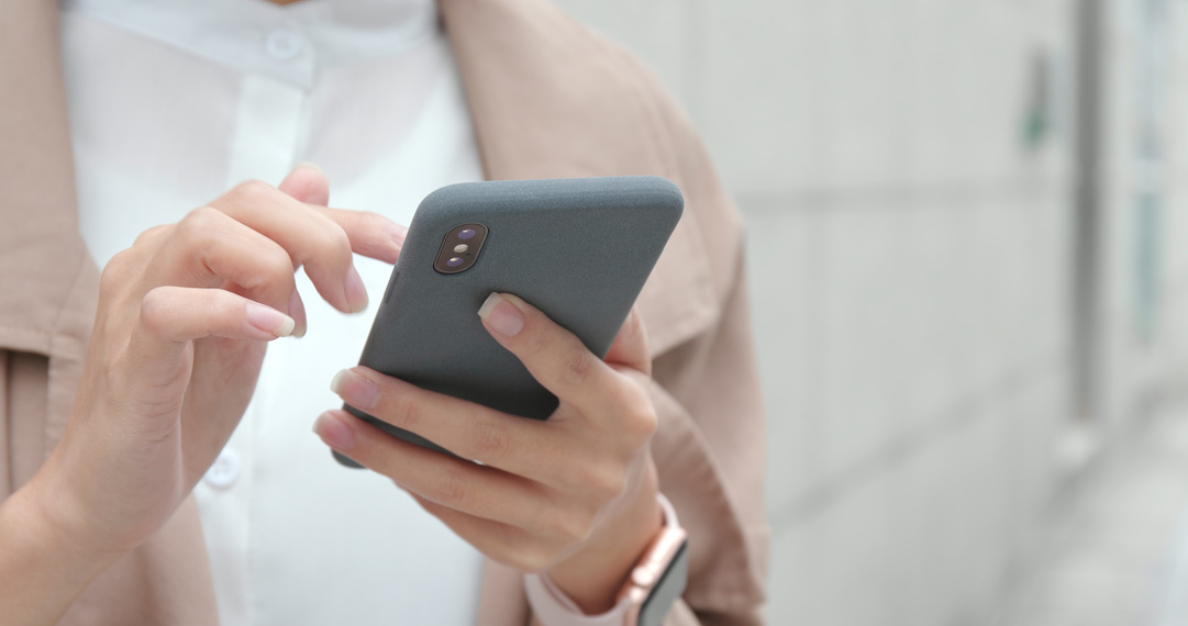 Woman Using Phone